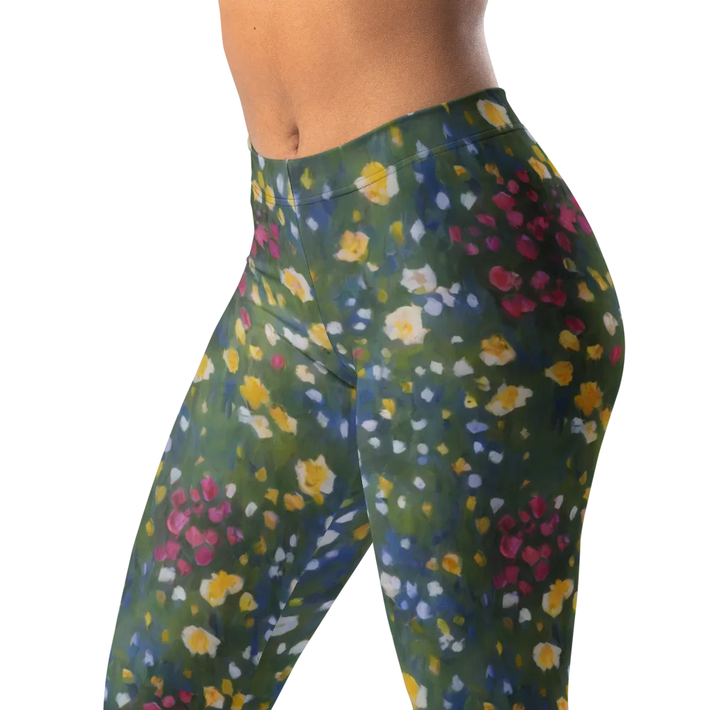 Meadow Reverie on Leggings — Left Front