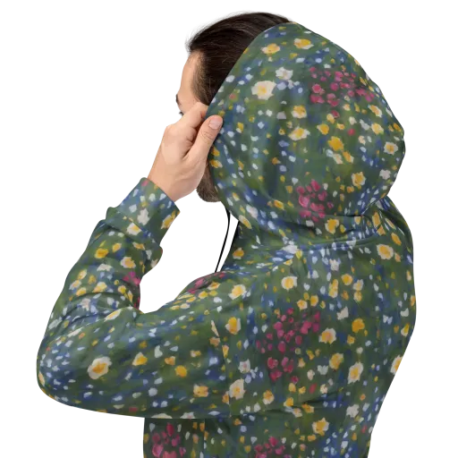 Meadow Reverie on a Hoodie