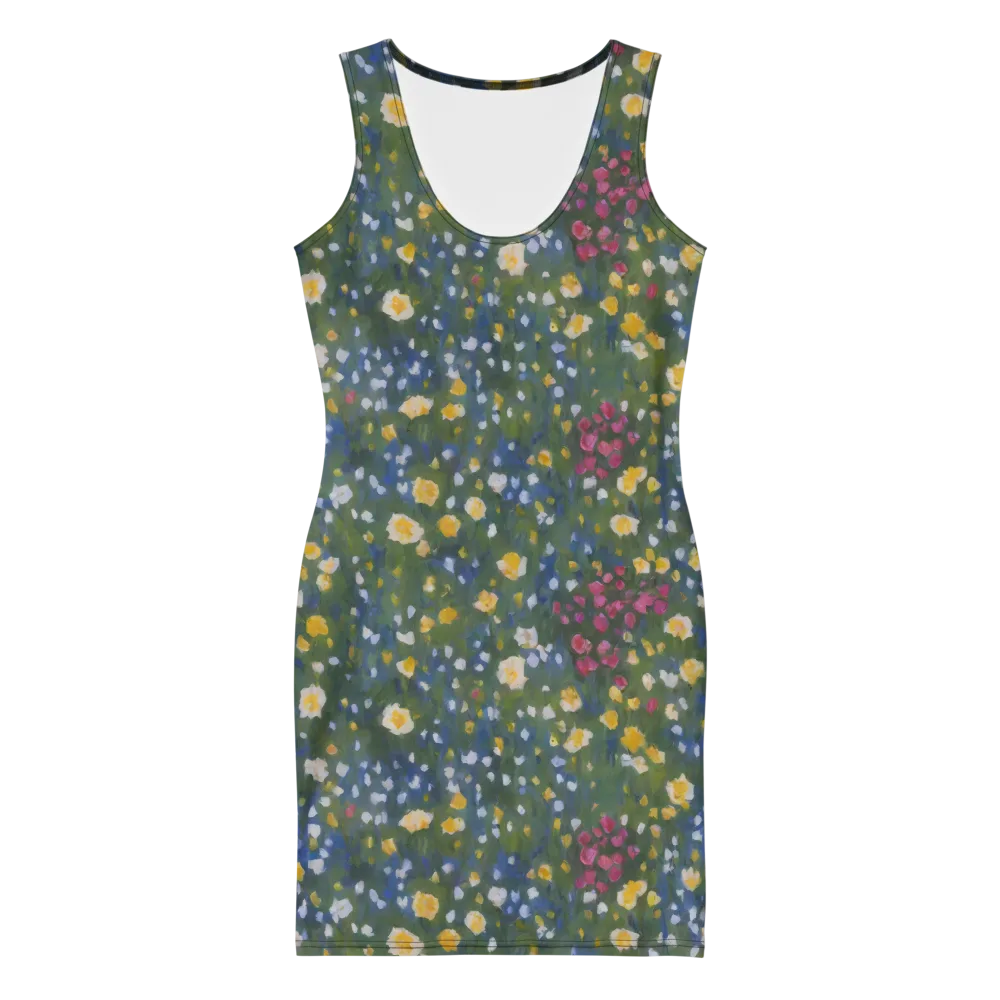 Meadow Reverie on Bodycon Dress — Front