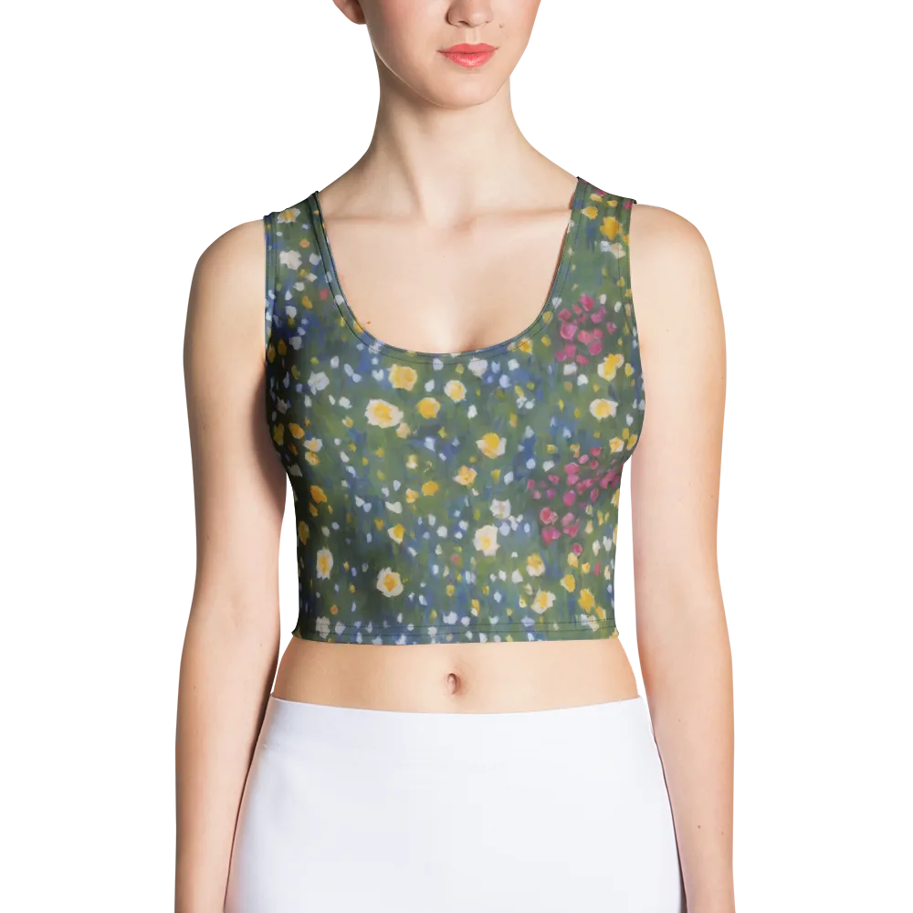 Meadow Reverie on Crop Top — Front