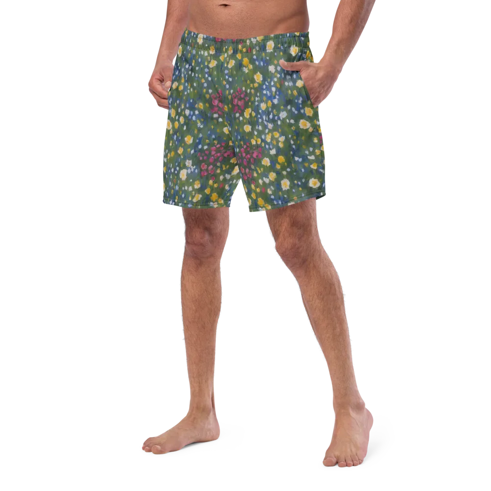 Meadow Reverie on Swim Trunks — Left Front