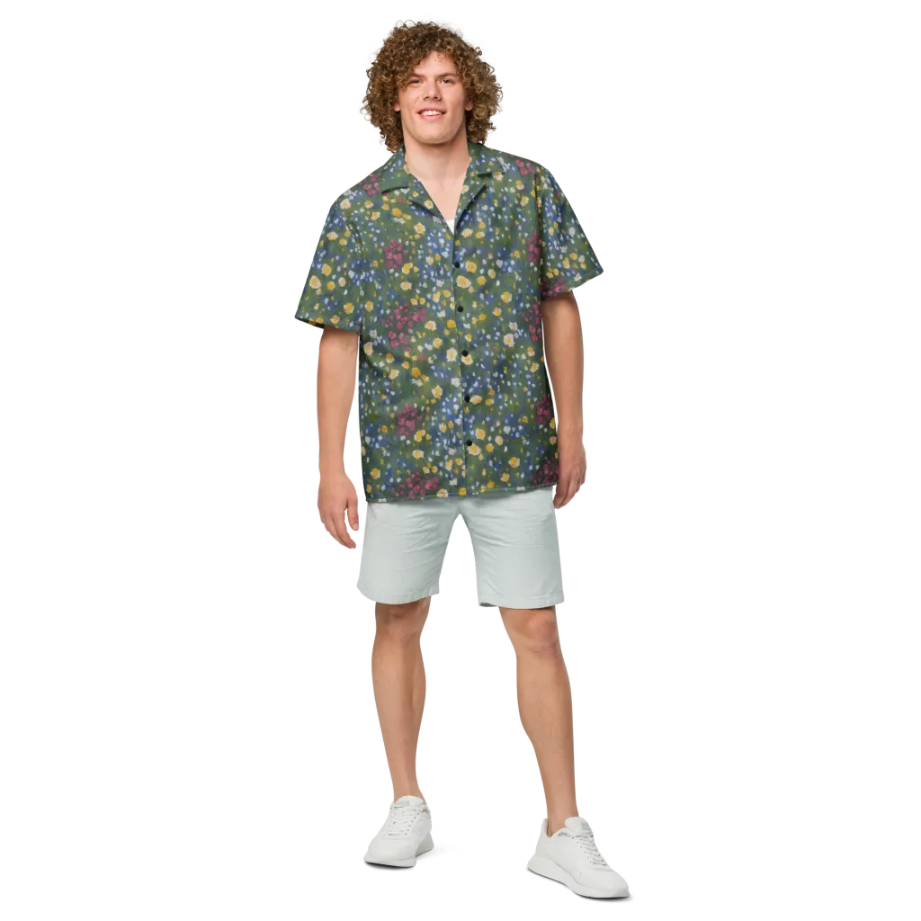 Meadow Reverie on Button Shirt — Front