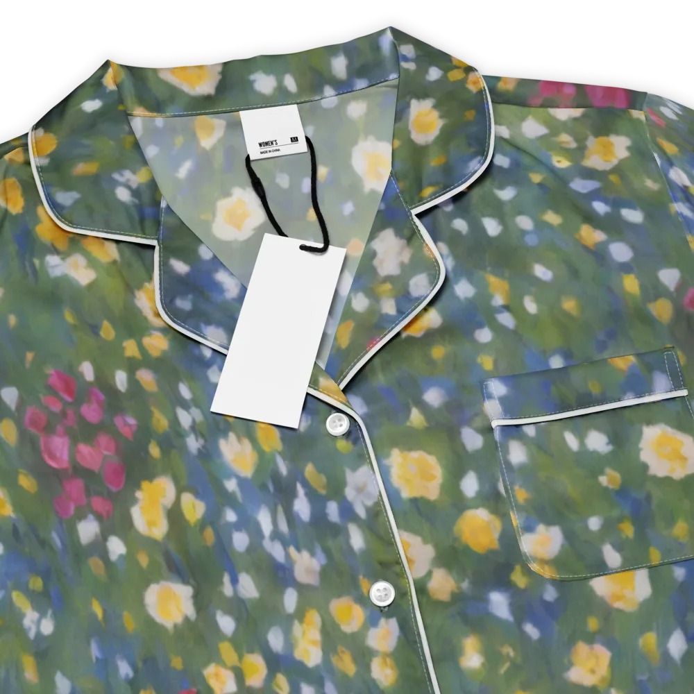Meadow Reverie on Women's Short Sleeve Pajama Top — Product details