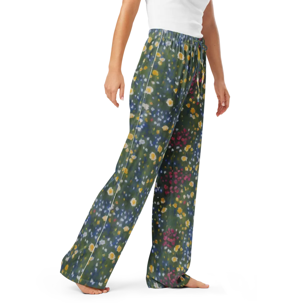 Meadow Reverie on Women's Pajama Pants — Right Front
