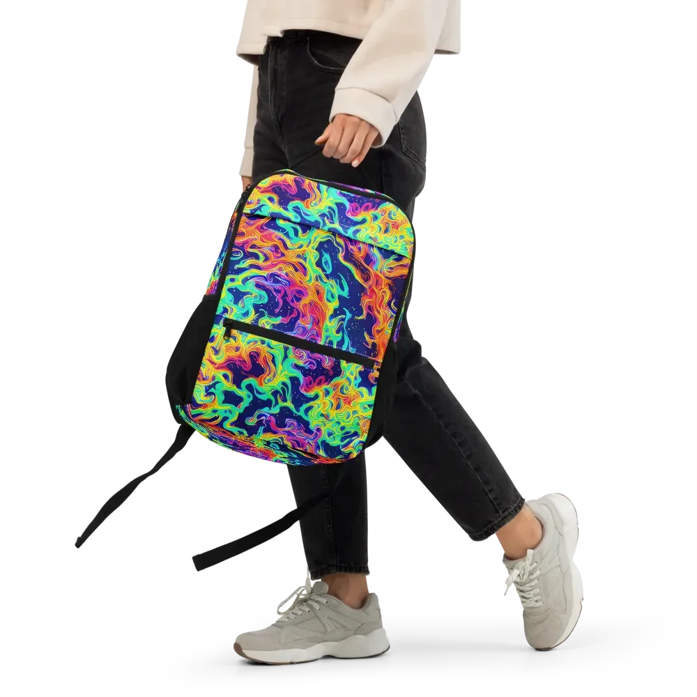 Hypercolor Whirlpool on Utility Backpack — Front