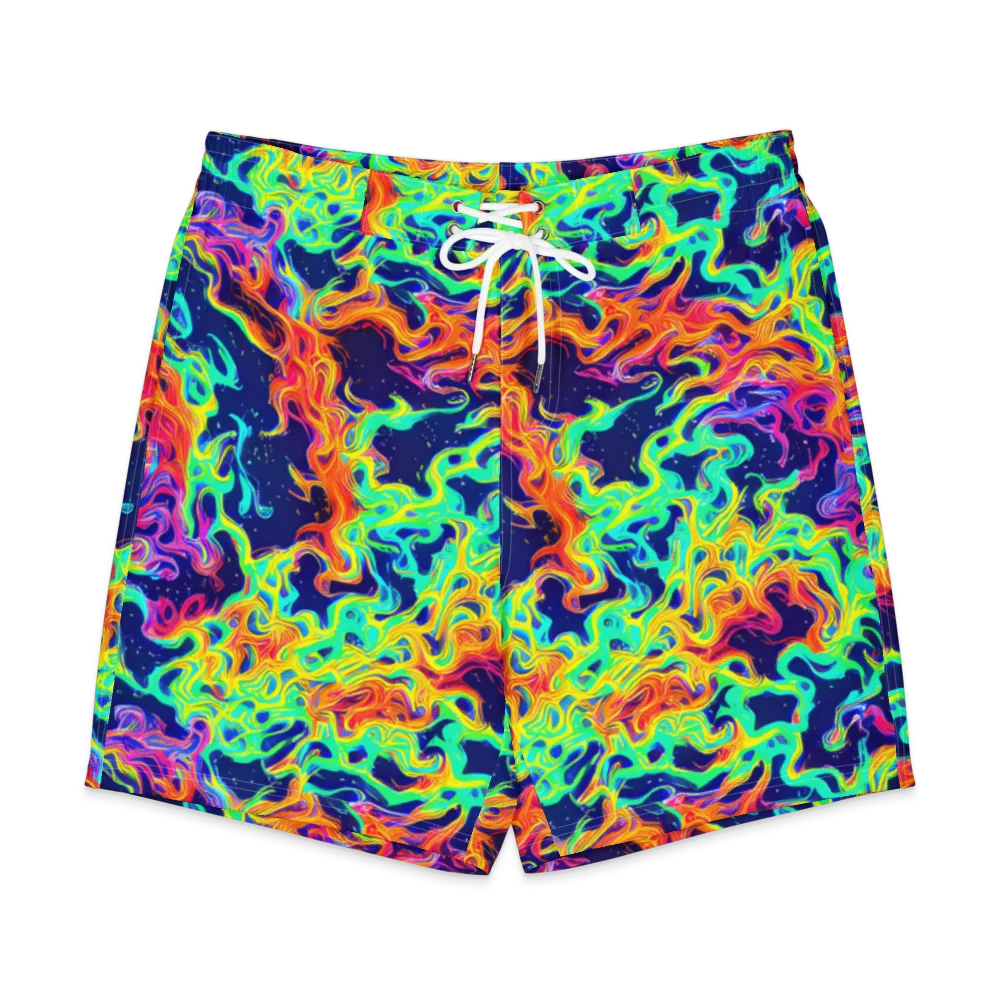 Hypercolor Whirlpool on Men's Board Shorts — Front