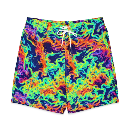 Hypercolor Whirlpool on a Men's Board Shorts