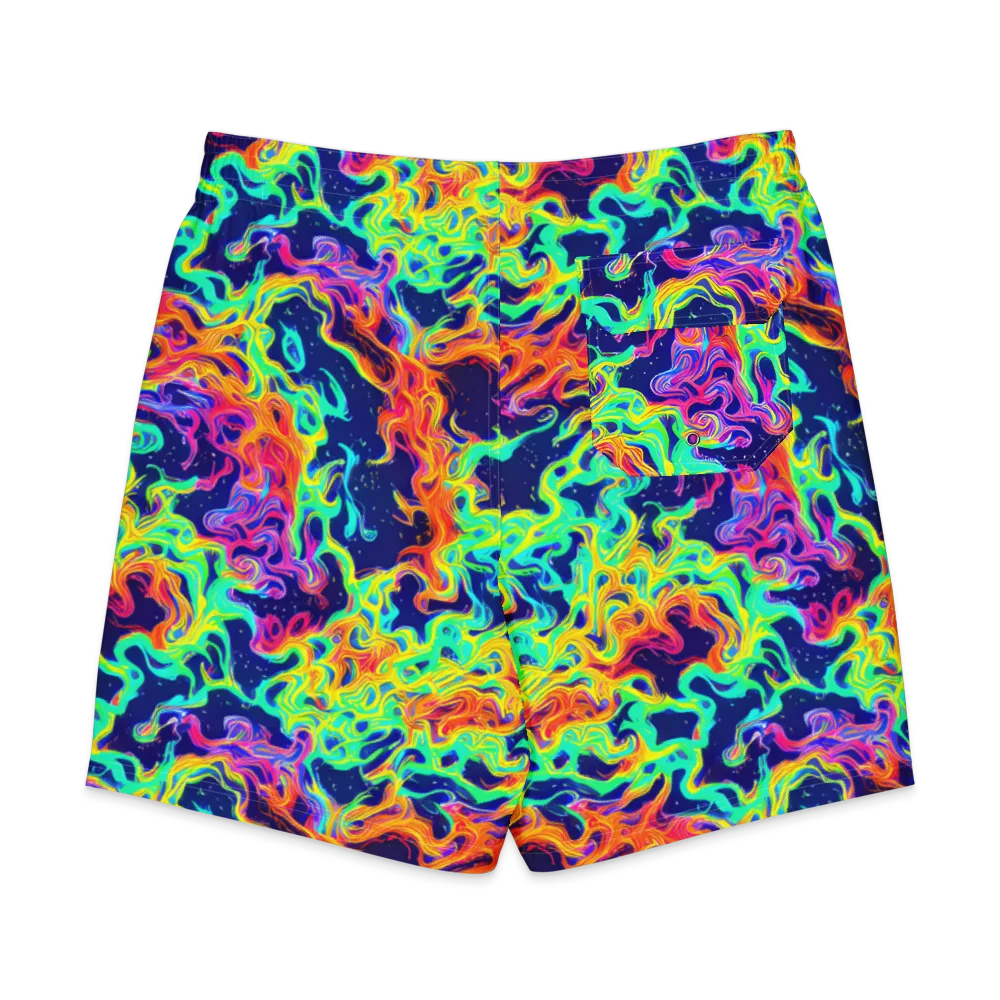 Hypercolor Whirlpool on Men's Board Shorts — Back
