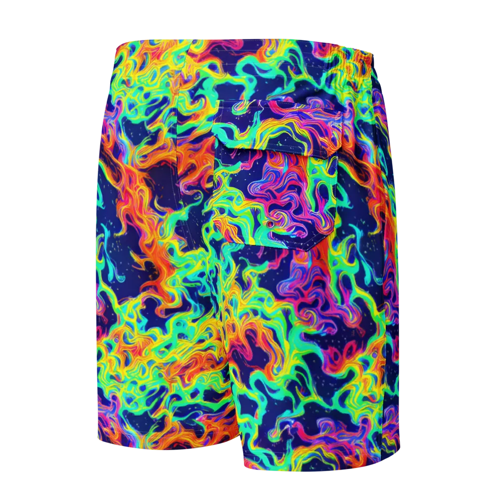 Hypercolor Whirlpool on Men's Board Shorts — Back
