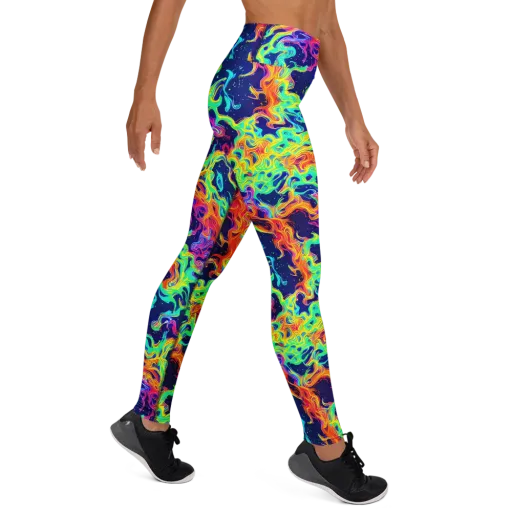 Hypercolor Whirlpool on a Yoga Leggings