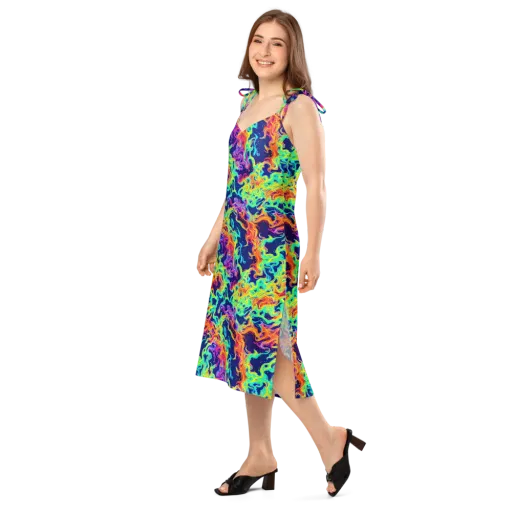 Hypercolor Whirlpool on a Slip Dress