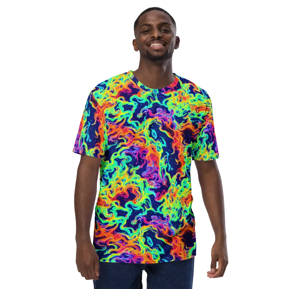 Hypercolor Whirlpool on Men's Crew Neck T-Shirt — Front