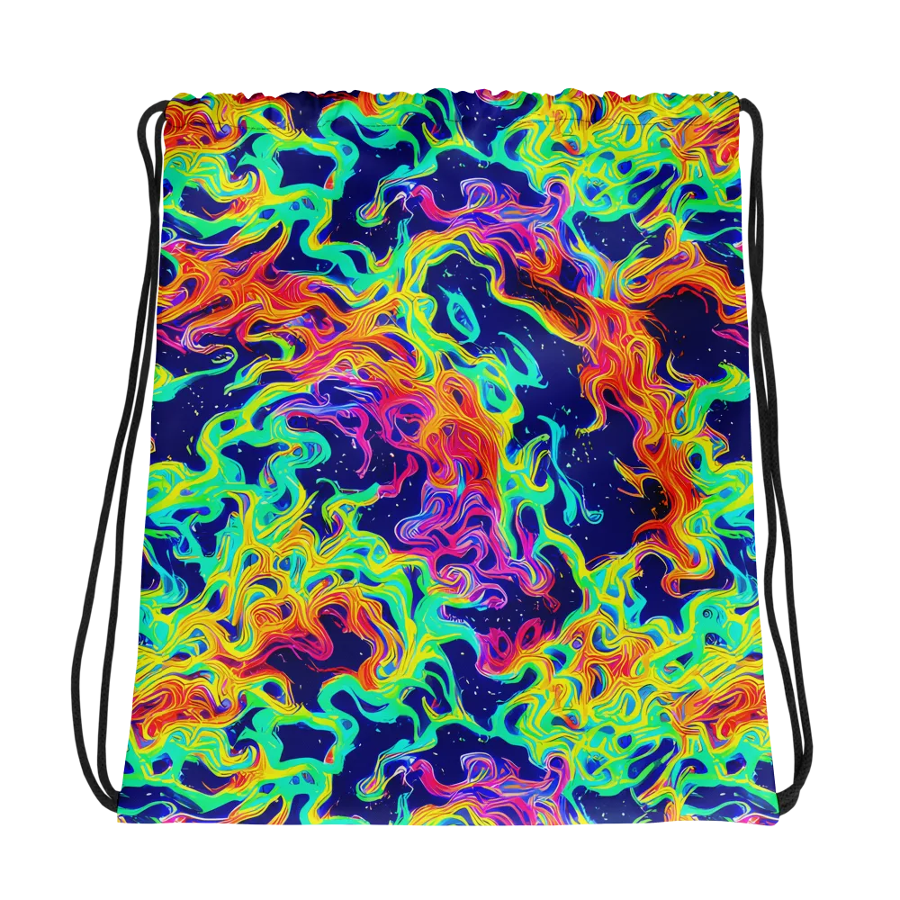 Hypercolor Whirlpool on Drawstring Bag — Photo