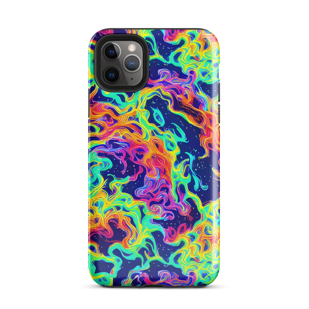 Hypercolor Whirlpool on Tough Case for iPhone® — Front