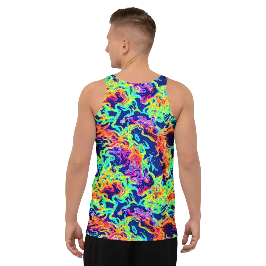 Hypercolor Whirlpool on Men's Tank Top — Back