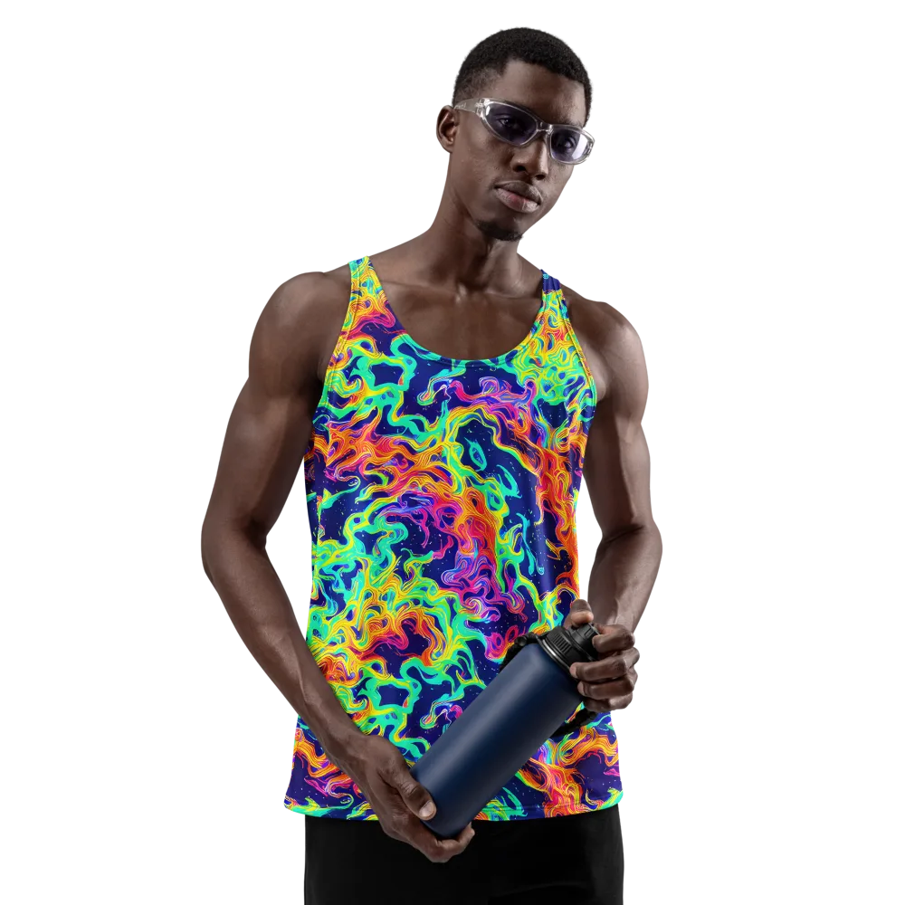 Hypercolor Whirlpool on Men's Tank Top — Front