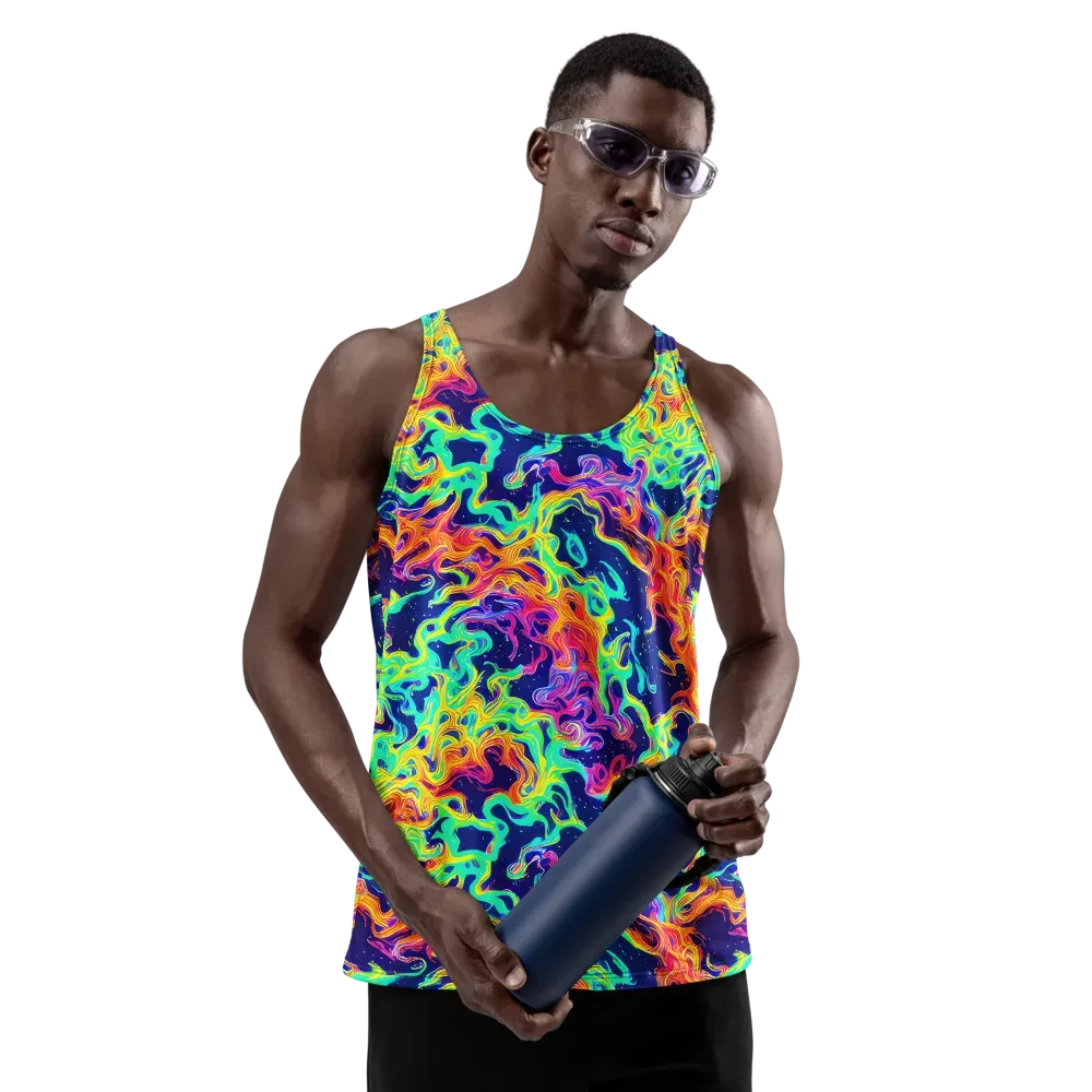 Hypercolor Whirlpool on Men's Tank Top — Front