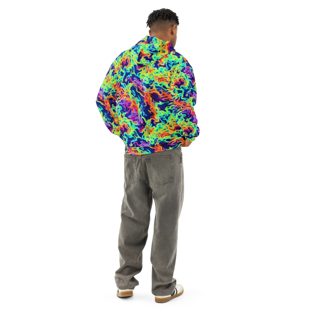 Hypercolor Whirlpool on Cotton Hoodie — Back