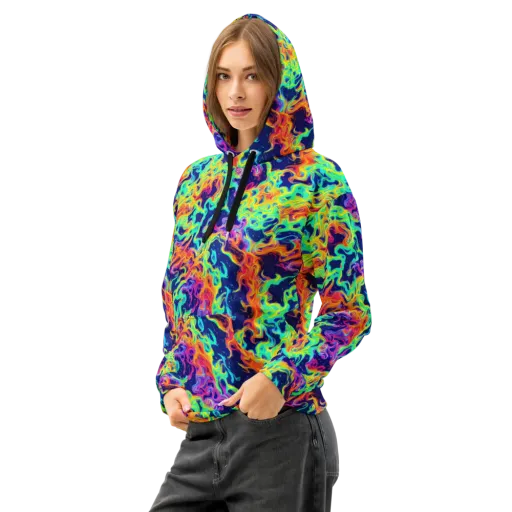 Hypercolor Whirlpool on a Cotton Hoodie