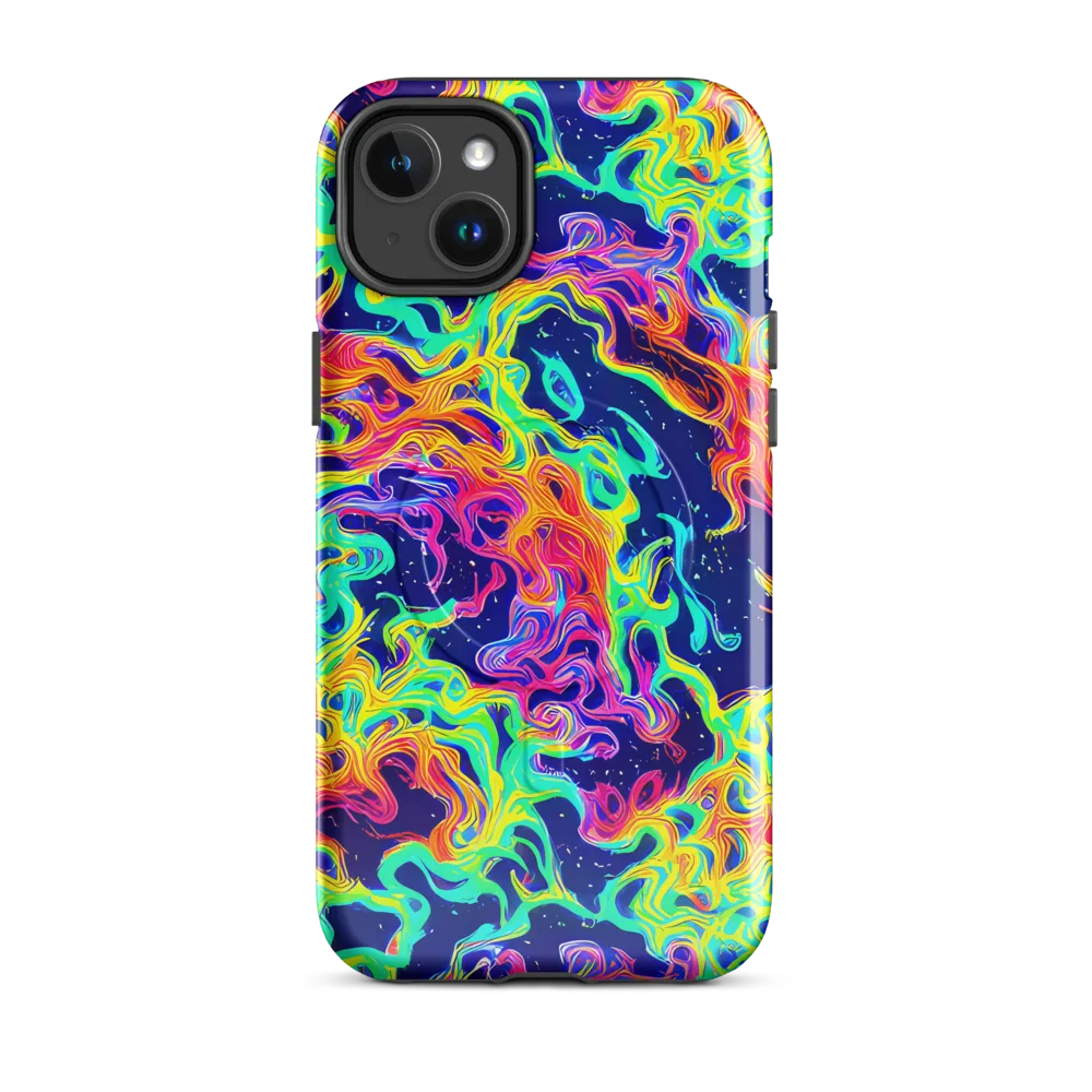 Hypercolor Whirlpool on MagSafe Tough Case for iPhone® — Front