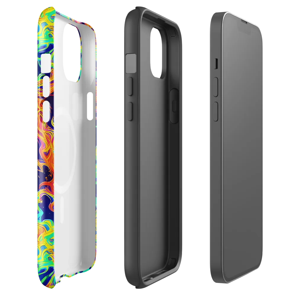 Hypercolor Whirlpool on MagSafe Tough Case for iPhone® — Front