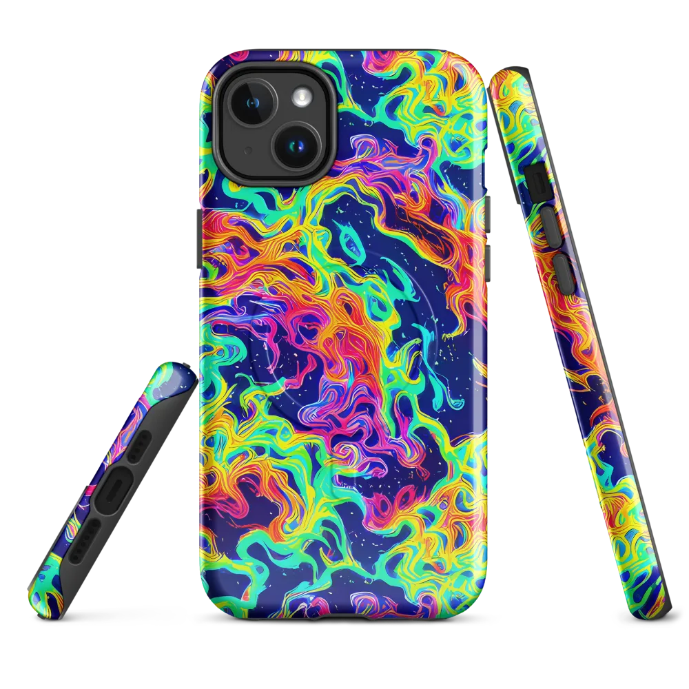 Hypercolor Whirlpool on MagSafe Tough Case for iPhone® — Front