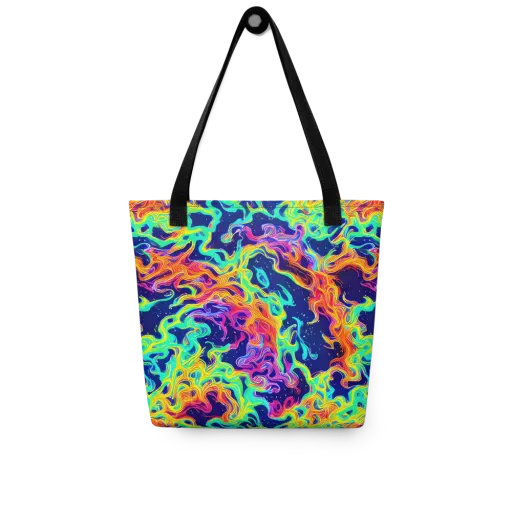 Hypercolor Whirlpool on a Tote Bag