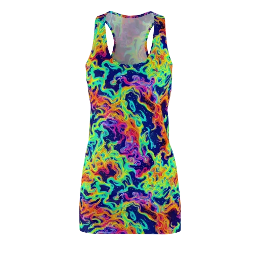 Hypercolor Whirlpool on a Racerback Dress