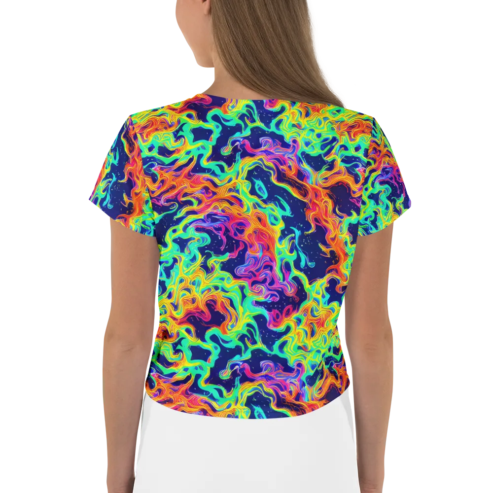Hypercolor Whirlpool on Crop Tee — Back