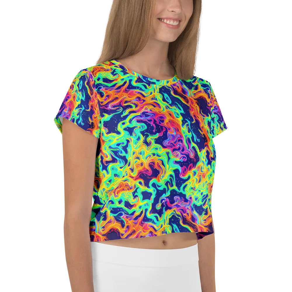 Hypercolor Whirlpool on Crop Tee — Right