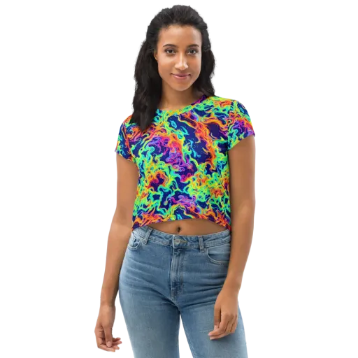Hypercolor Whirlpool on a Crop Tee