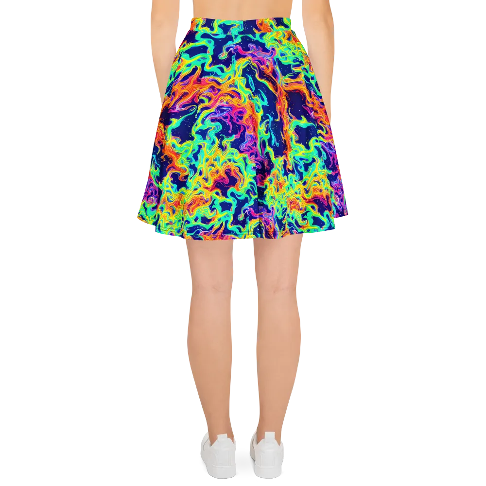Hypercolor Whirlpool on Skater Skirt — Back