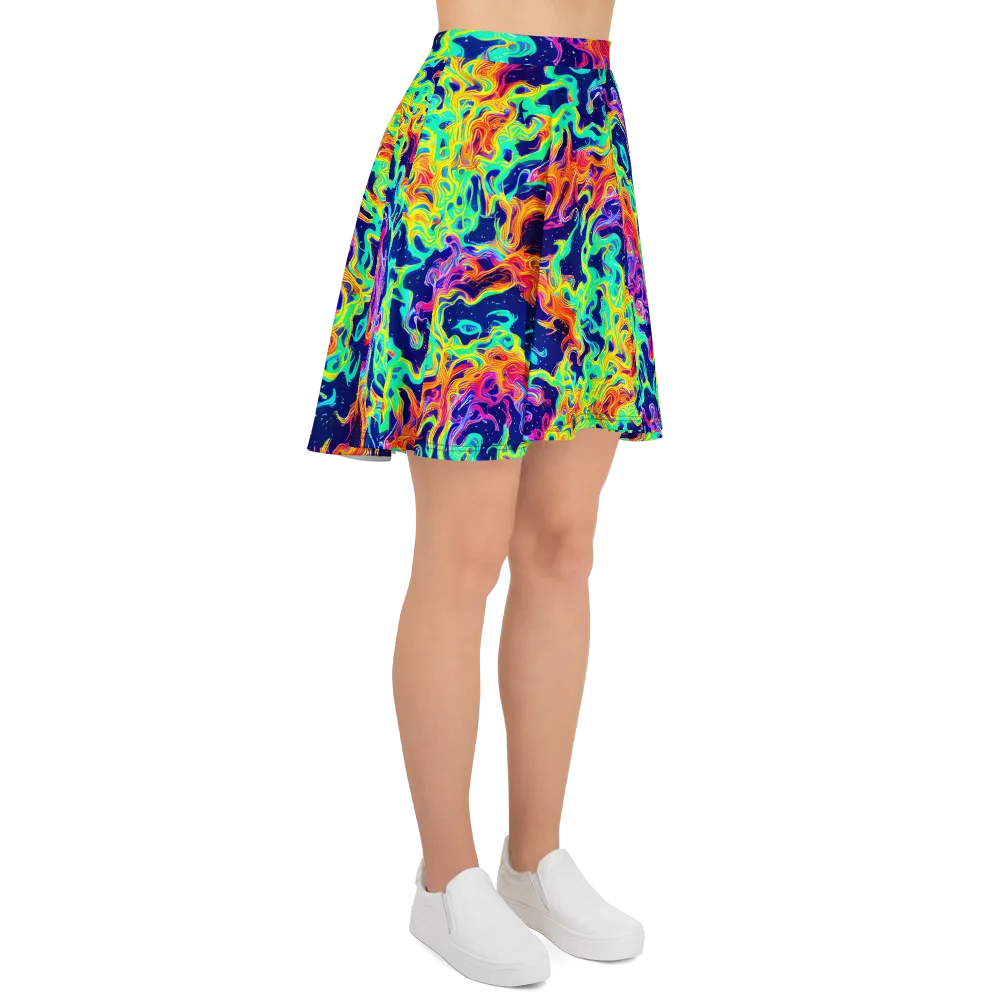 Hypercolor Whirlpool on Skater Skirt — Right