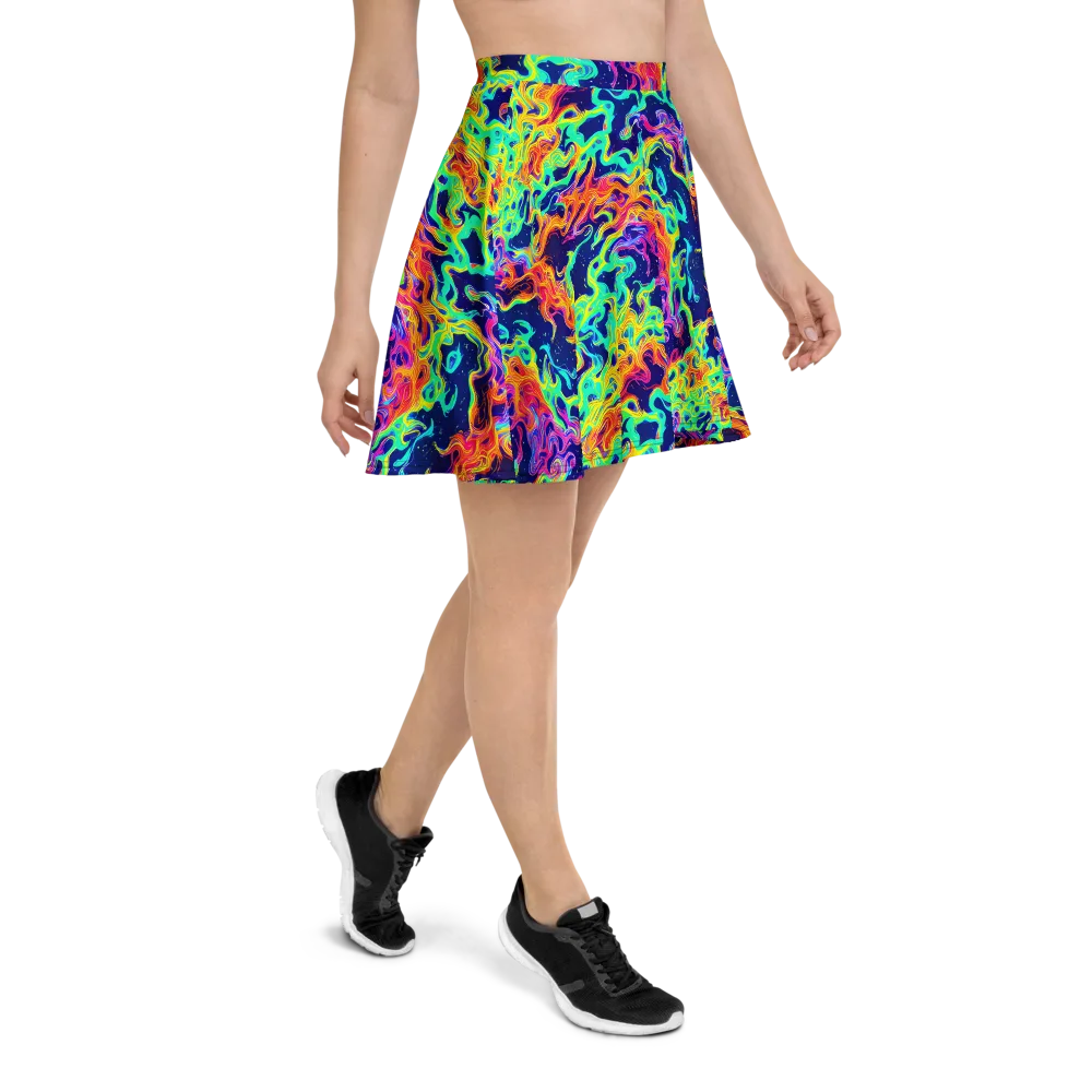 Hypercolor Whirlpool on Skater Skirt — Right