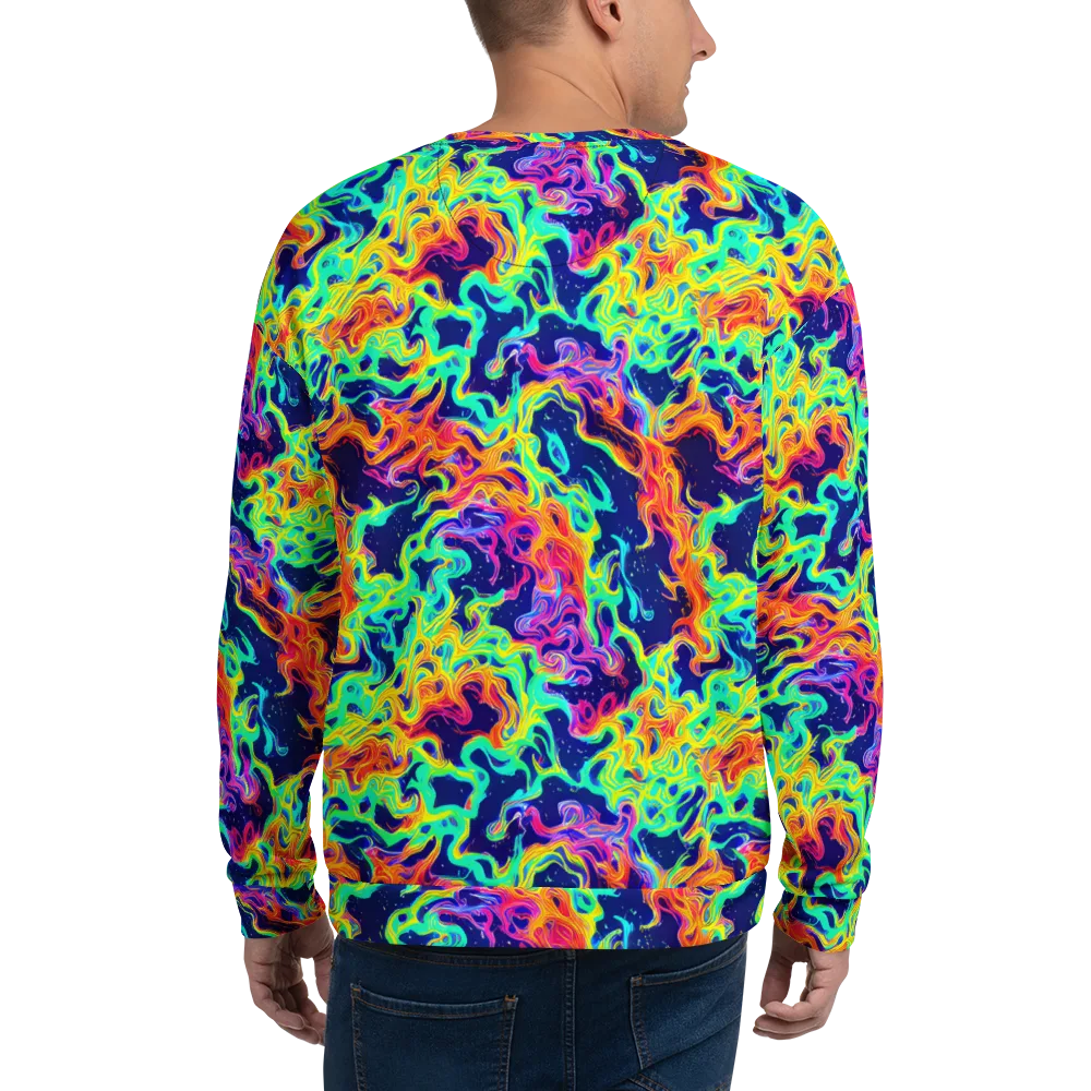 Hypercolor Whirlpool on Sweatshirt — Back