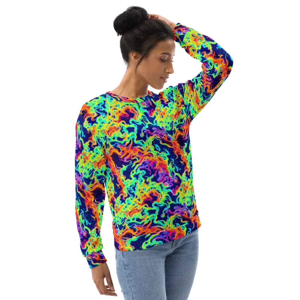 Hypercolor Whirlpool on Sweatshirt — Right Front