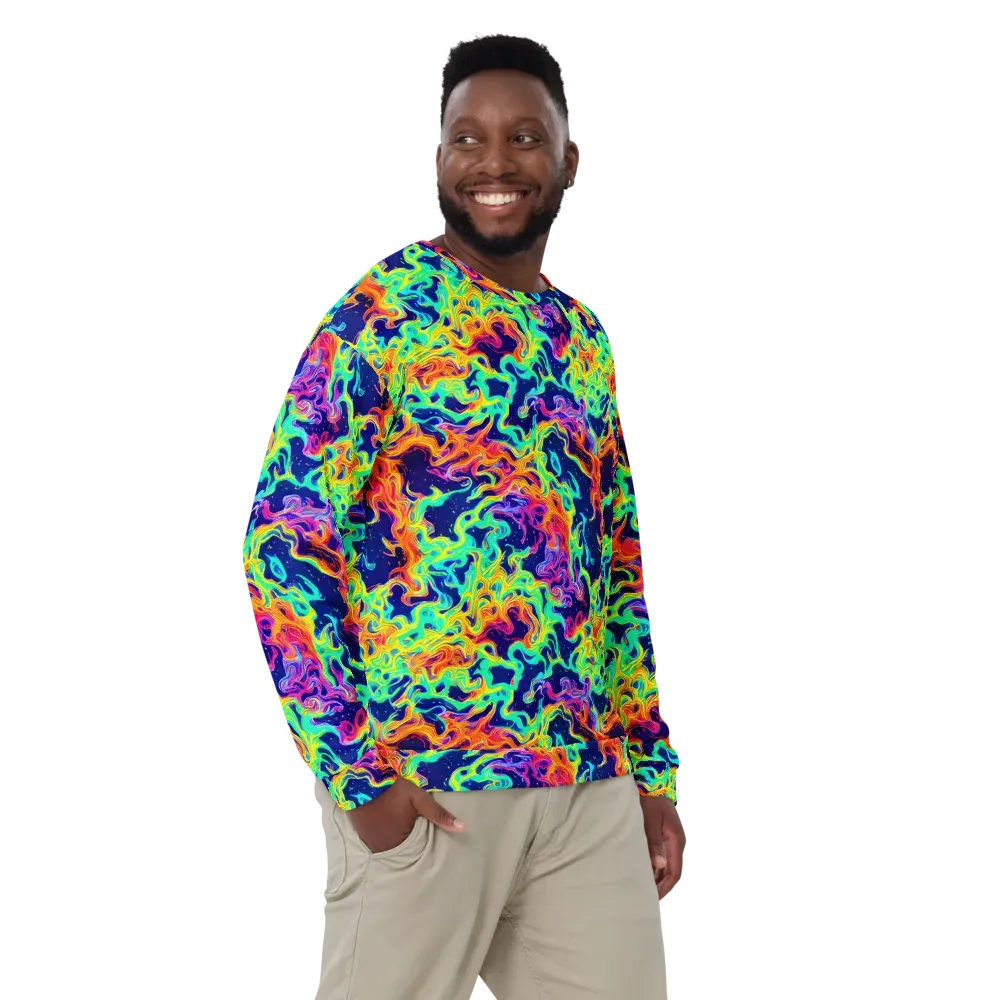 Hypercolor Whirlpool on Sweatshirt — Front