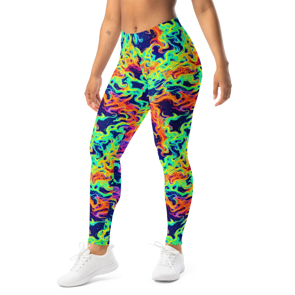 Hypercolor Whirlpool on Leggings — Left Front