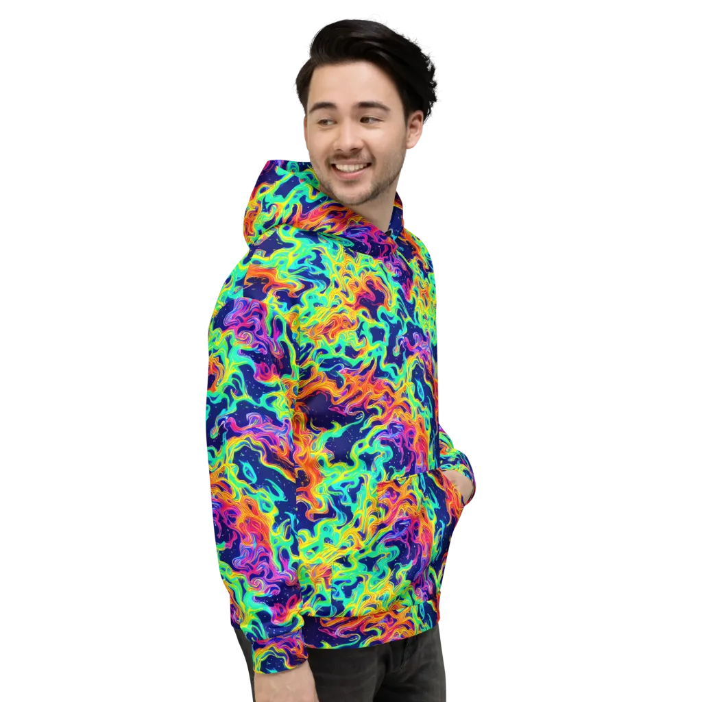 Hypercolor Whirlpool on Hoodie — Right