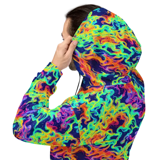 Hypercolor Whirlpool on a Hoodie