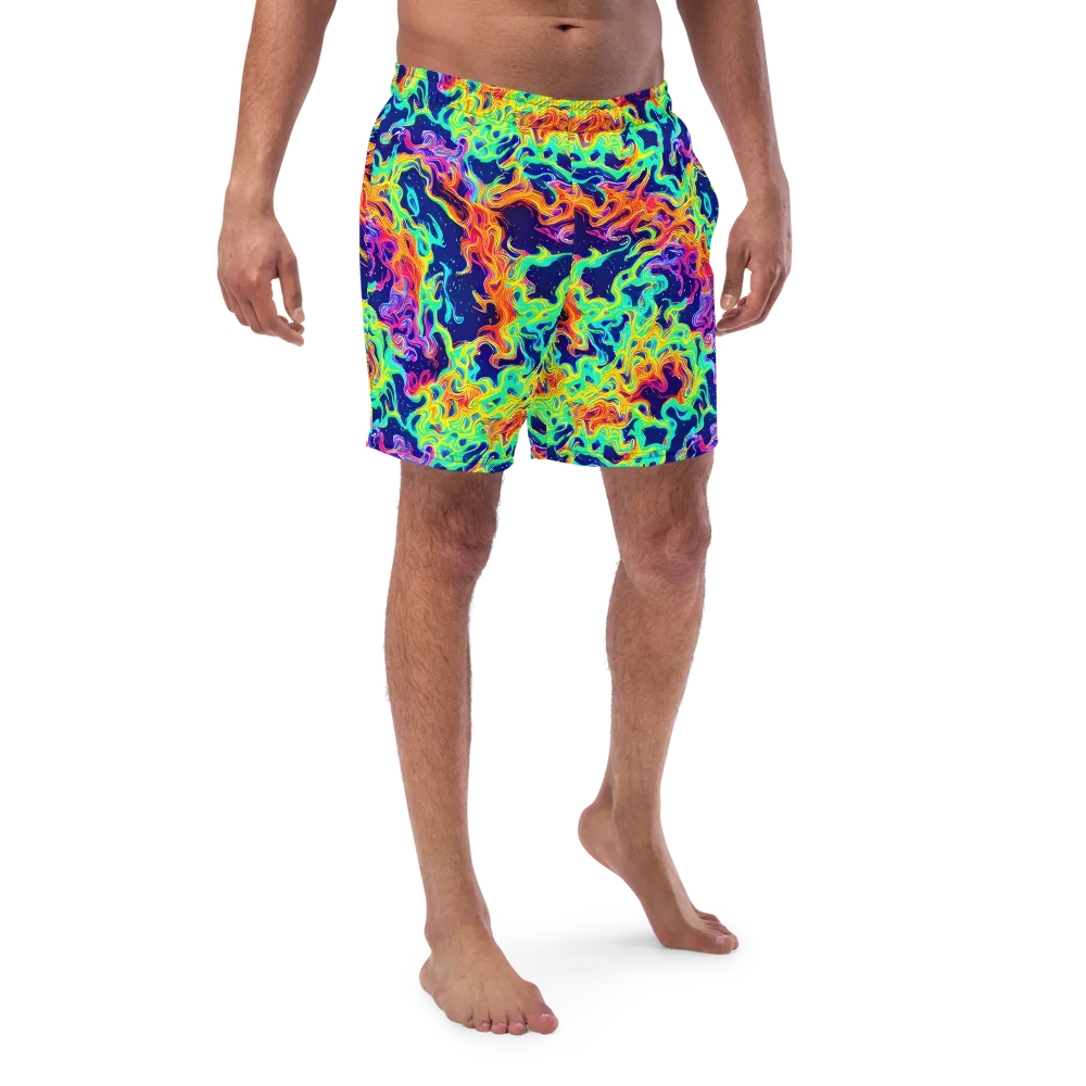 Hypercolor Whirlpool on Swim Trunks — Front