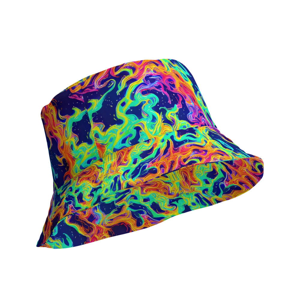 Hypercolor Whirlpool on Reversible Bucket Hat — Product details Outside