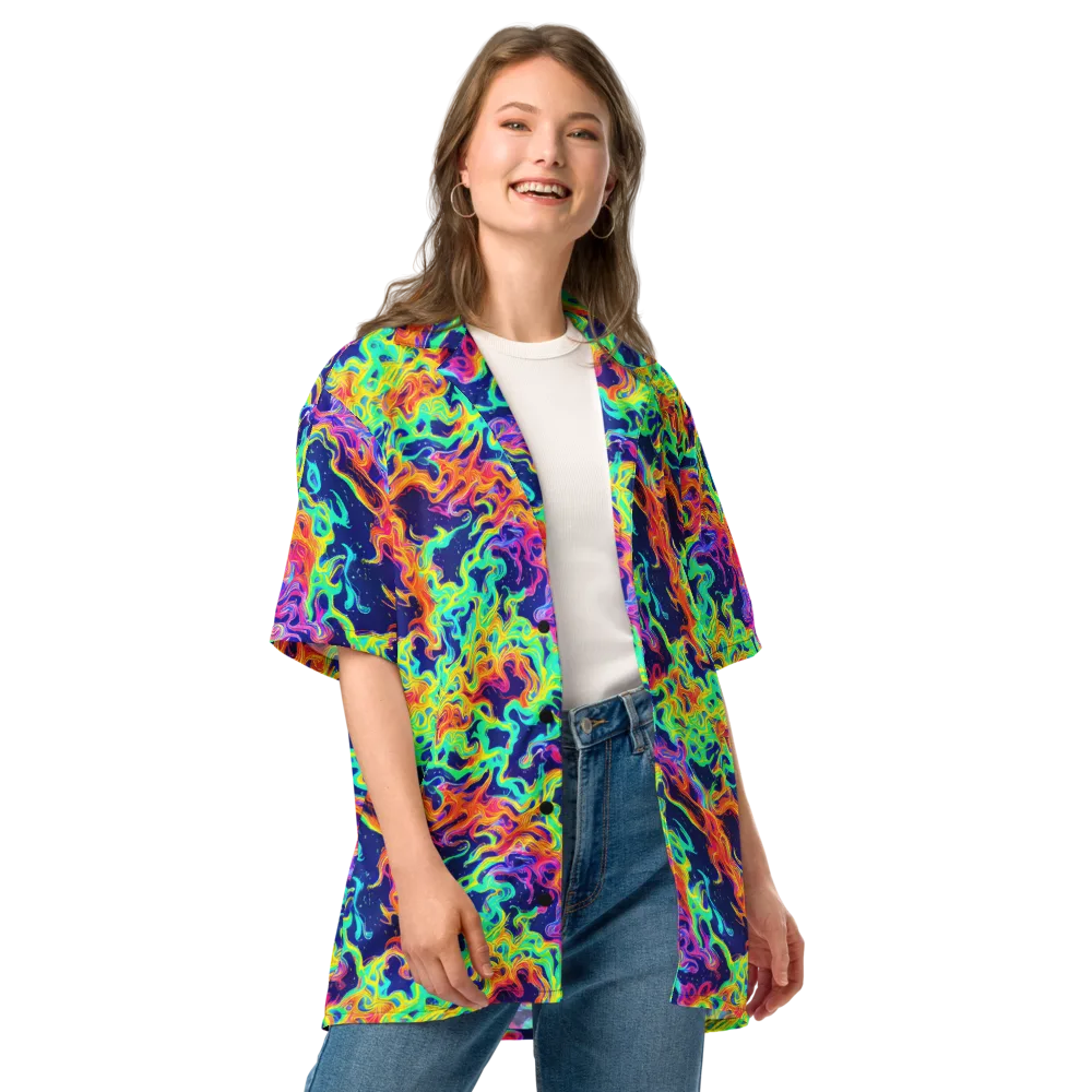 Hypercolor Whirlpool on Button Shirt — Front