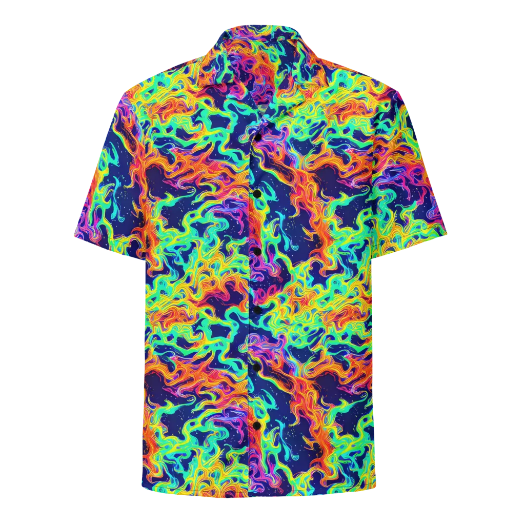 Hypercolor Whirlpool on Button Shirt — Front