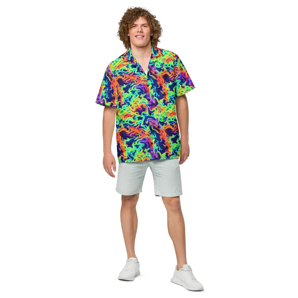 Hypercolor Whirlpool on Button Shirt — Front
