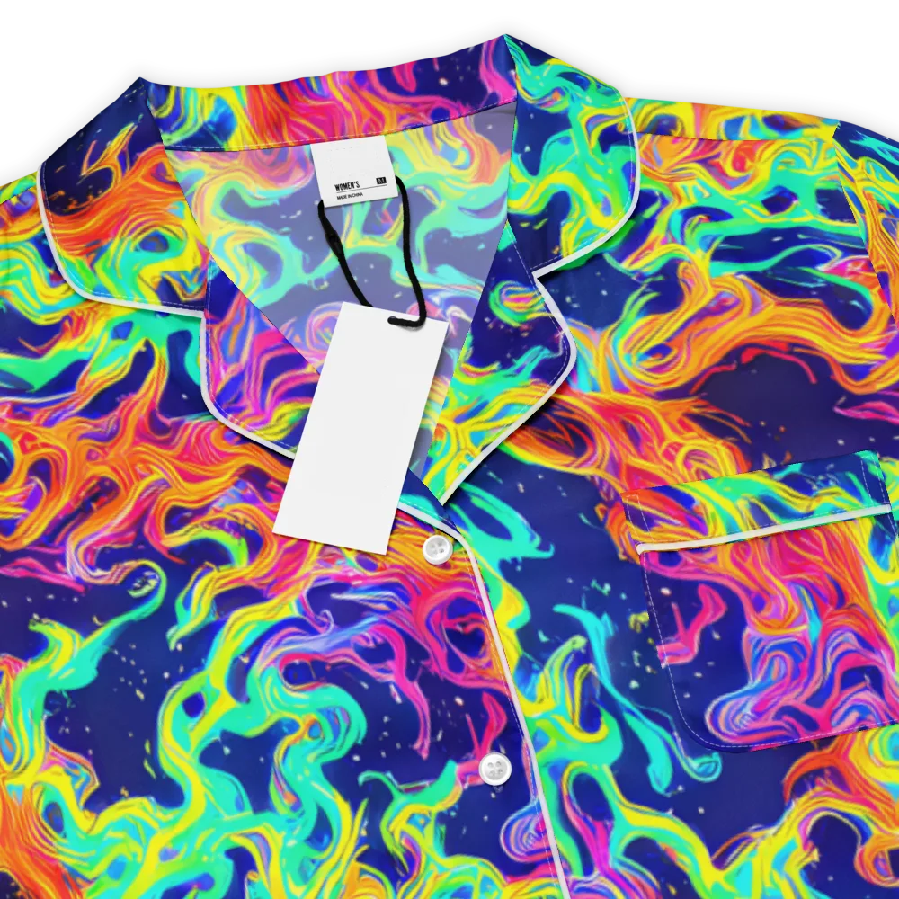Hypercolor Whirlpool on Women's Short Sleeve Pajama Top — Product details