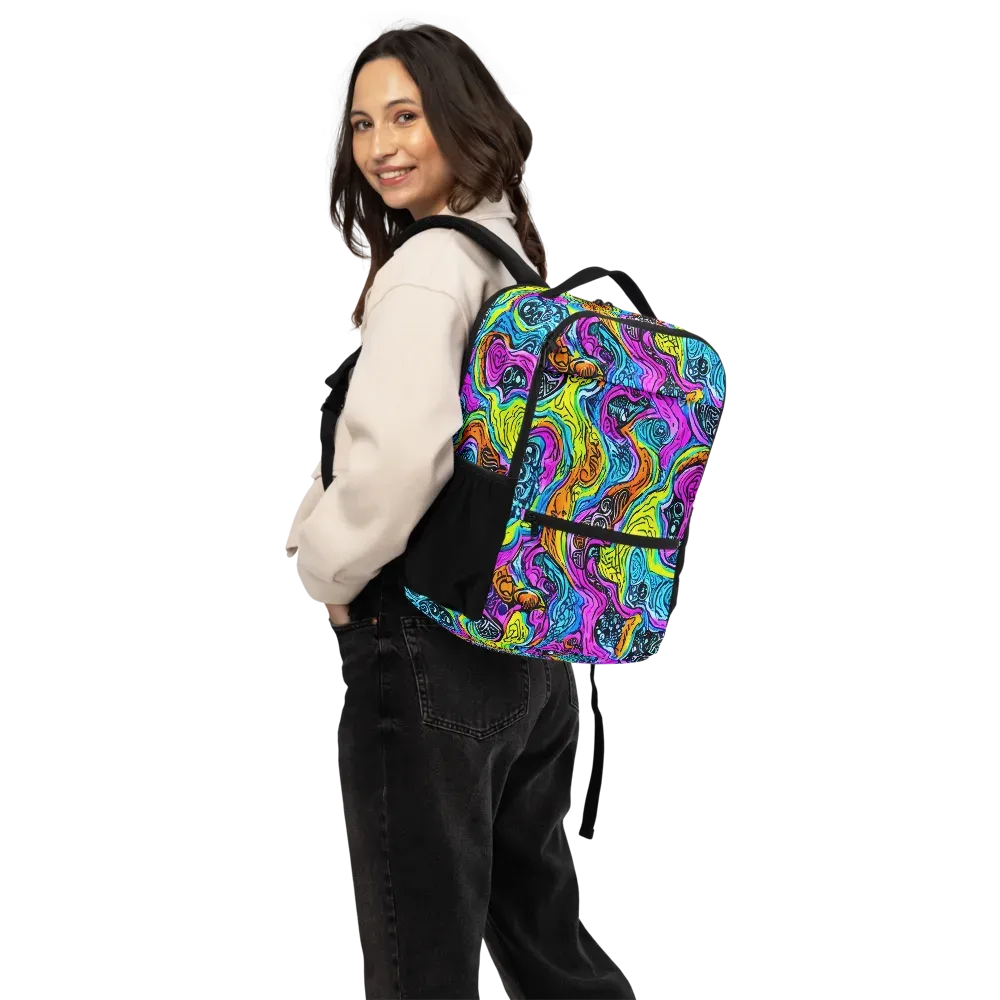 Prism Reef on Utility Backpack — Back