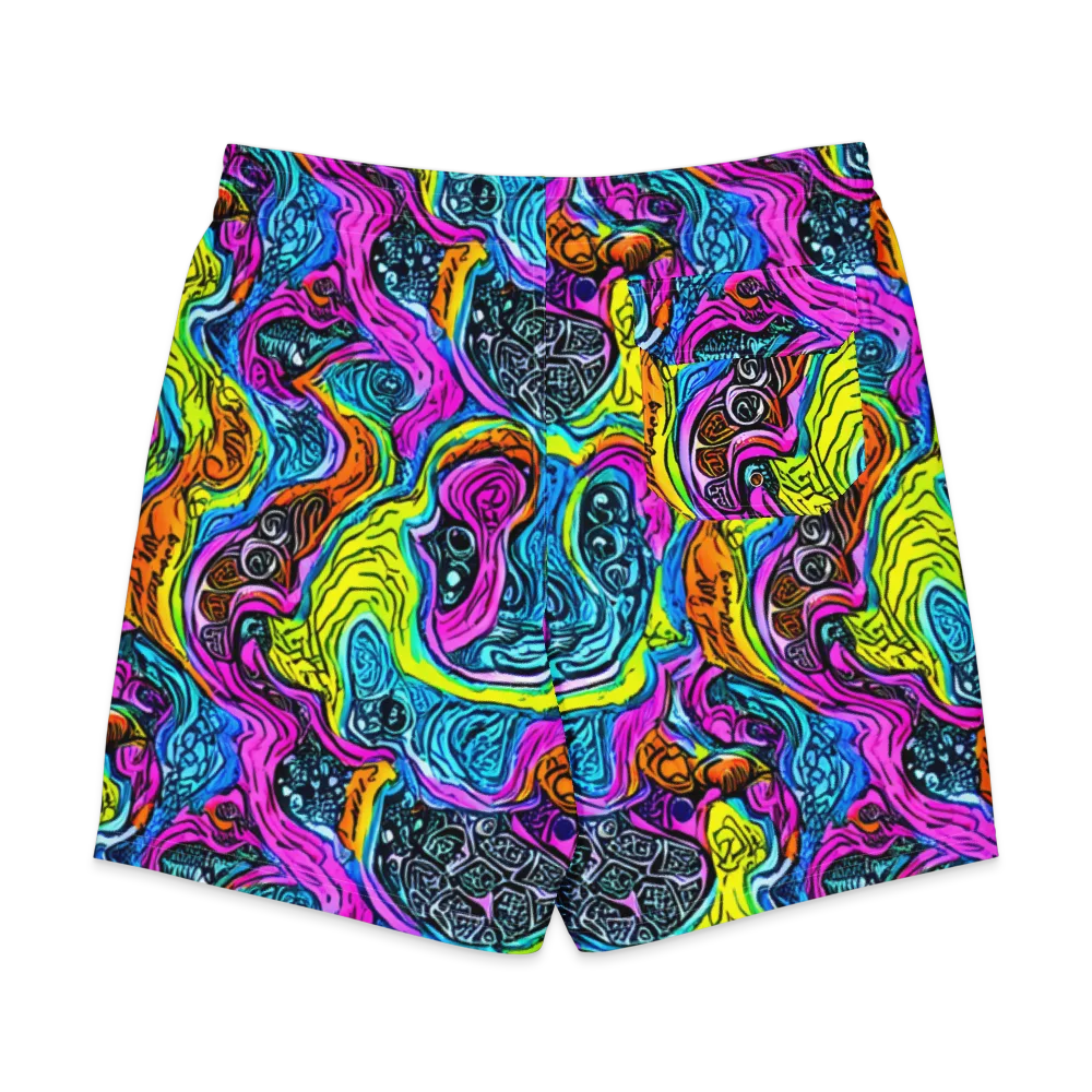 Prism Reef on Men's Board Shorts — Back