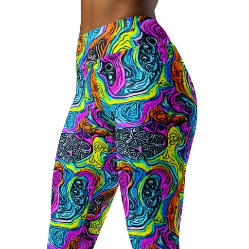 Prism Reef on a Yoga Leggings