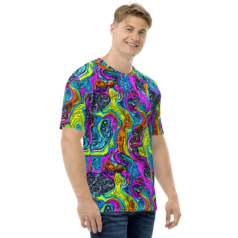 Prism Reef on Men's Crew Neck T-Shirt — Right